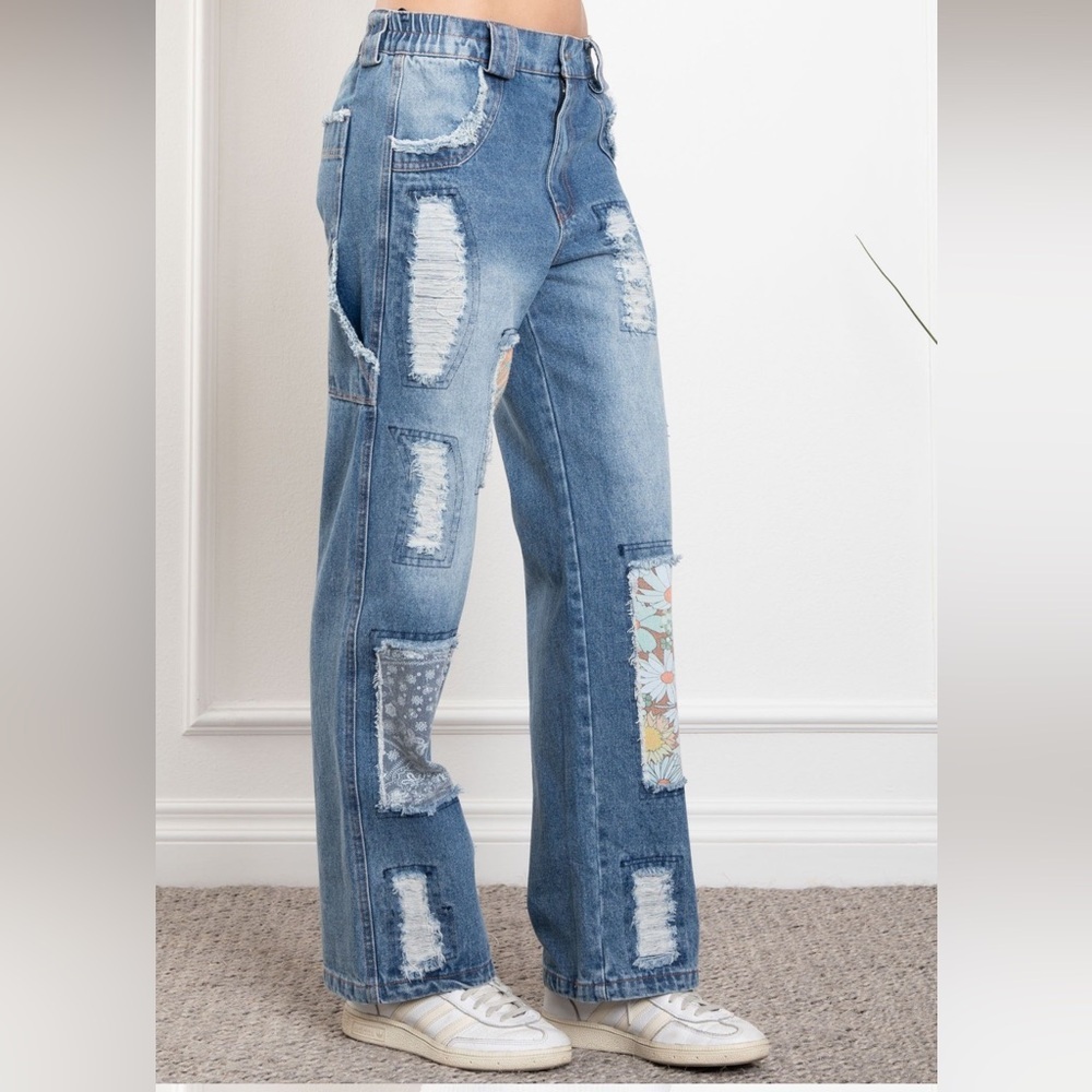 Bluevelvet Patchwork Jeans NWT - image 3